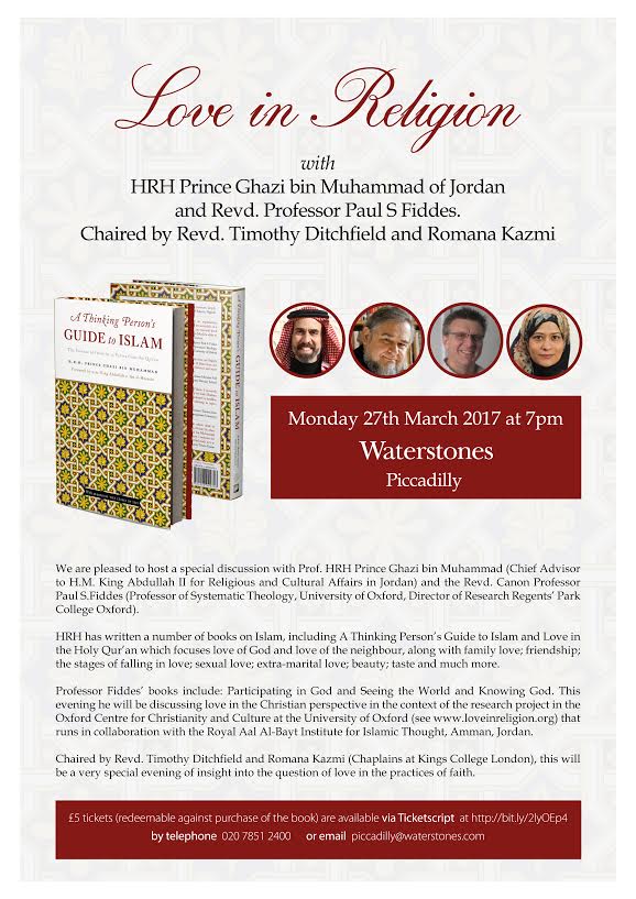 Waterstones book launch poster